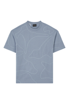 Embroidered Camouflage Detail T-Shirt